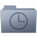 History Folder Graphite icon